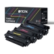 Kompatibilní náhrada za Multipack (4) Tonery CMYK (Azurová/Purpurová/Žlutá/Černá) Kompatibilní s HP Color LaserJet Canon i-Sensys, imageCLASS - Nahrazuje 508X (CF361X) / CRG-040H (0459C001)